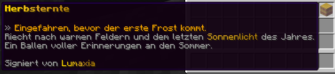 Herbsternte
