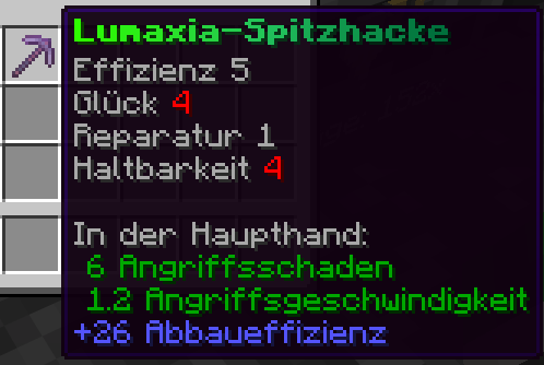 Lumaxia-Spitzhacke (Glück)